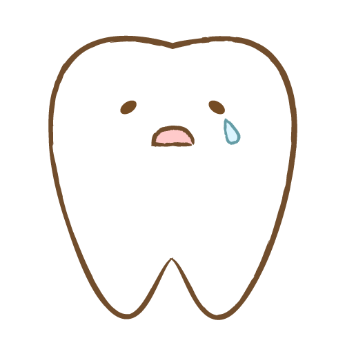 悲しむ歯のキャラクター