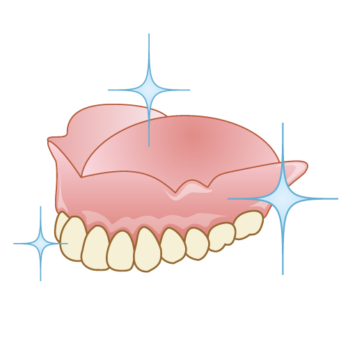 清潔な入れ歯