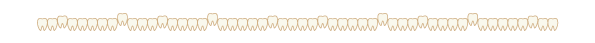 ちいさな歯の区切り線（凸凹）