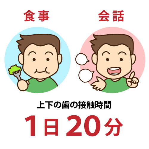 食事＆会話（1日20分）