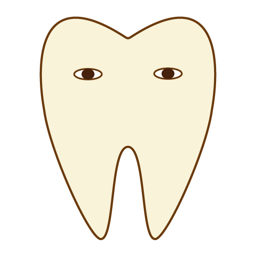 黄色めの歯のキャラクター